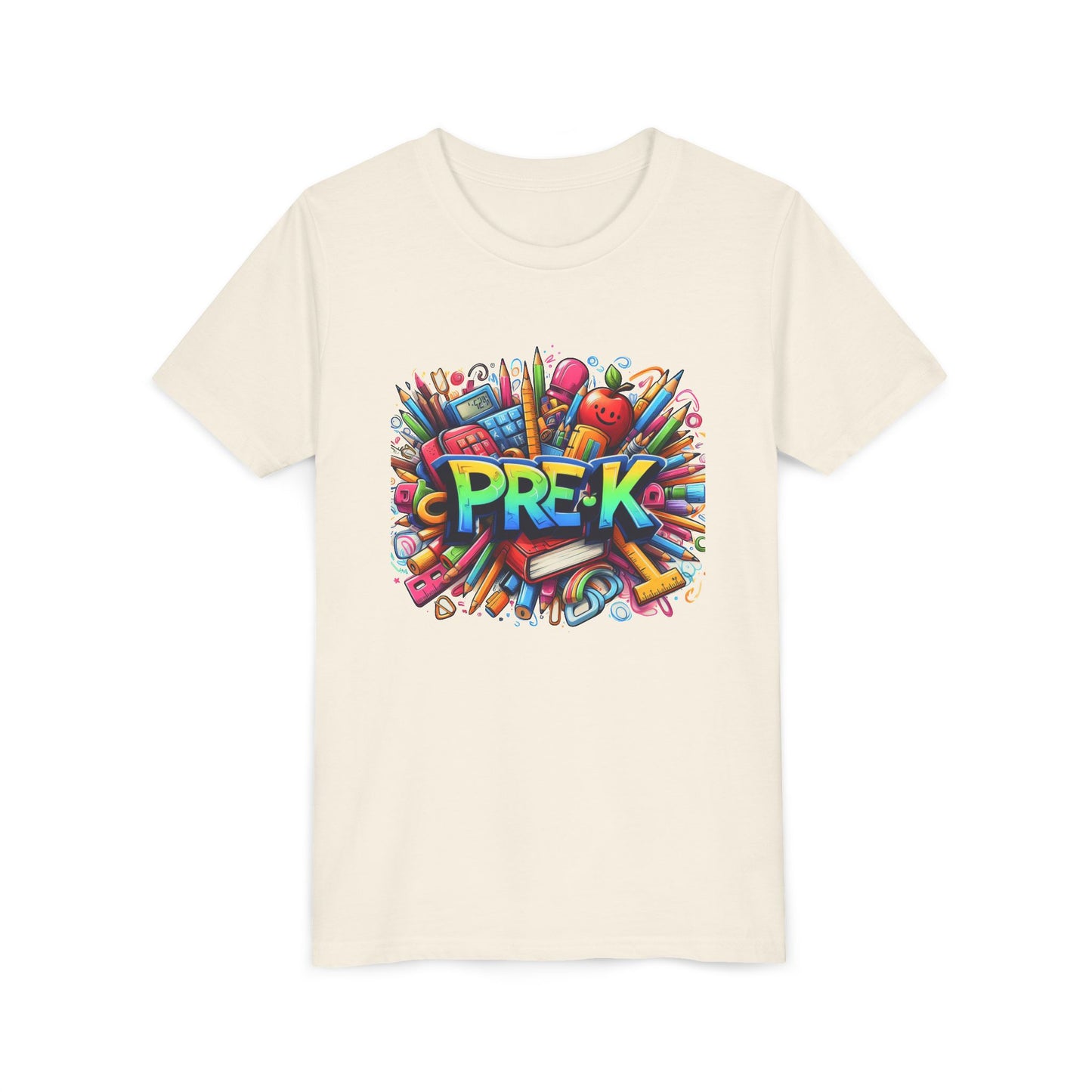 PRE-K Kids Tee — Colorful Back-to-School Pre-K Shirt for Preschoolers