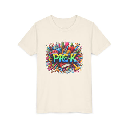 PRE-K Kids Tee — Colorful Back-to-School Pre-K Shirt for Preschoolers