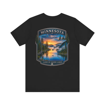Minnesota Lakes Sunset T‑Shirt