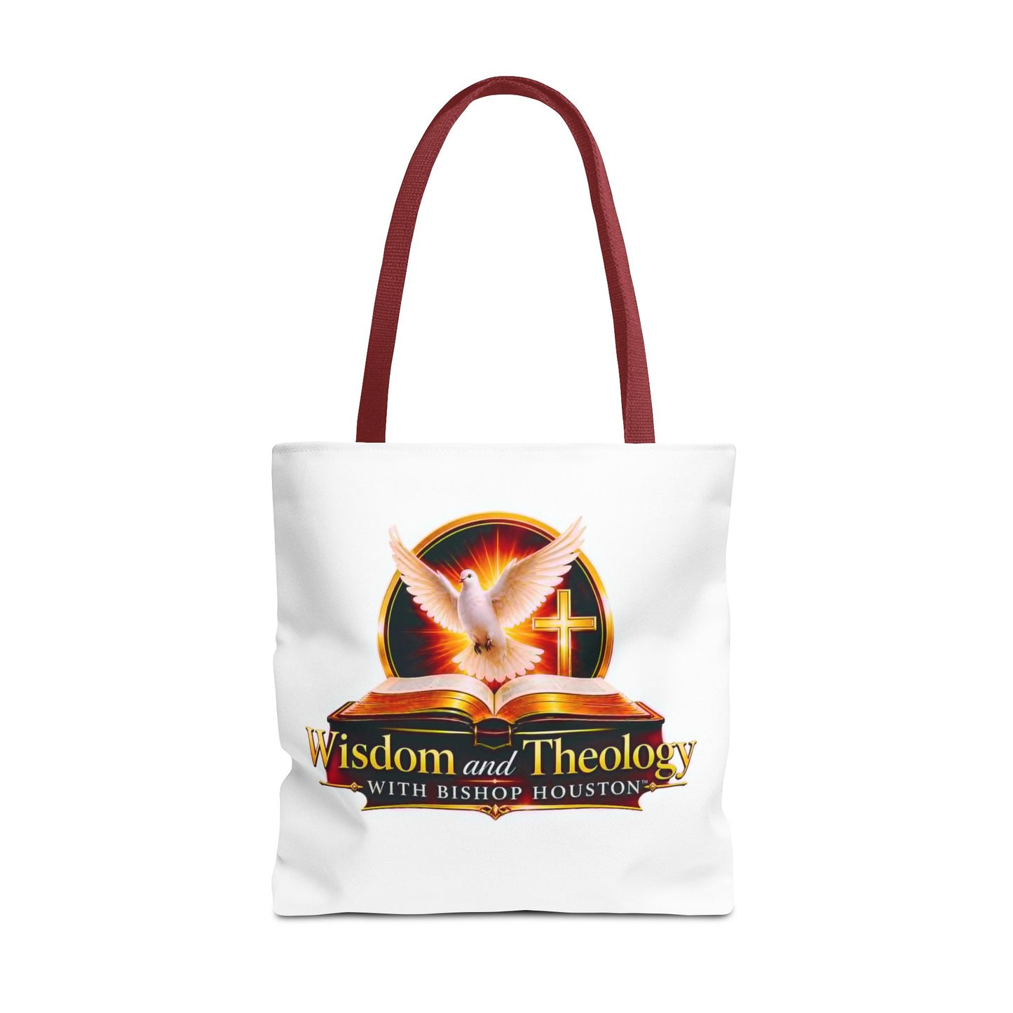 Christian Wisdom & Theology Tote Bag — 'Wisdom and Theology with Bishop Houston' Inspirational Faith Tote
