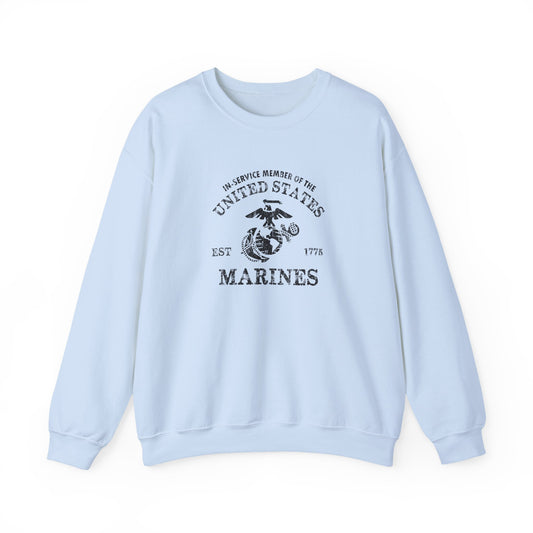 In-service Member of the United States Est 1775 Marines  Sweatshirt