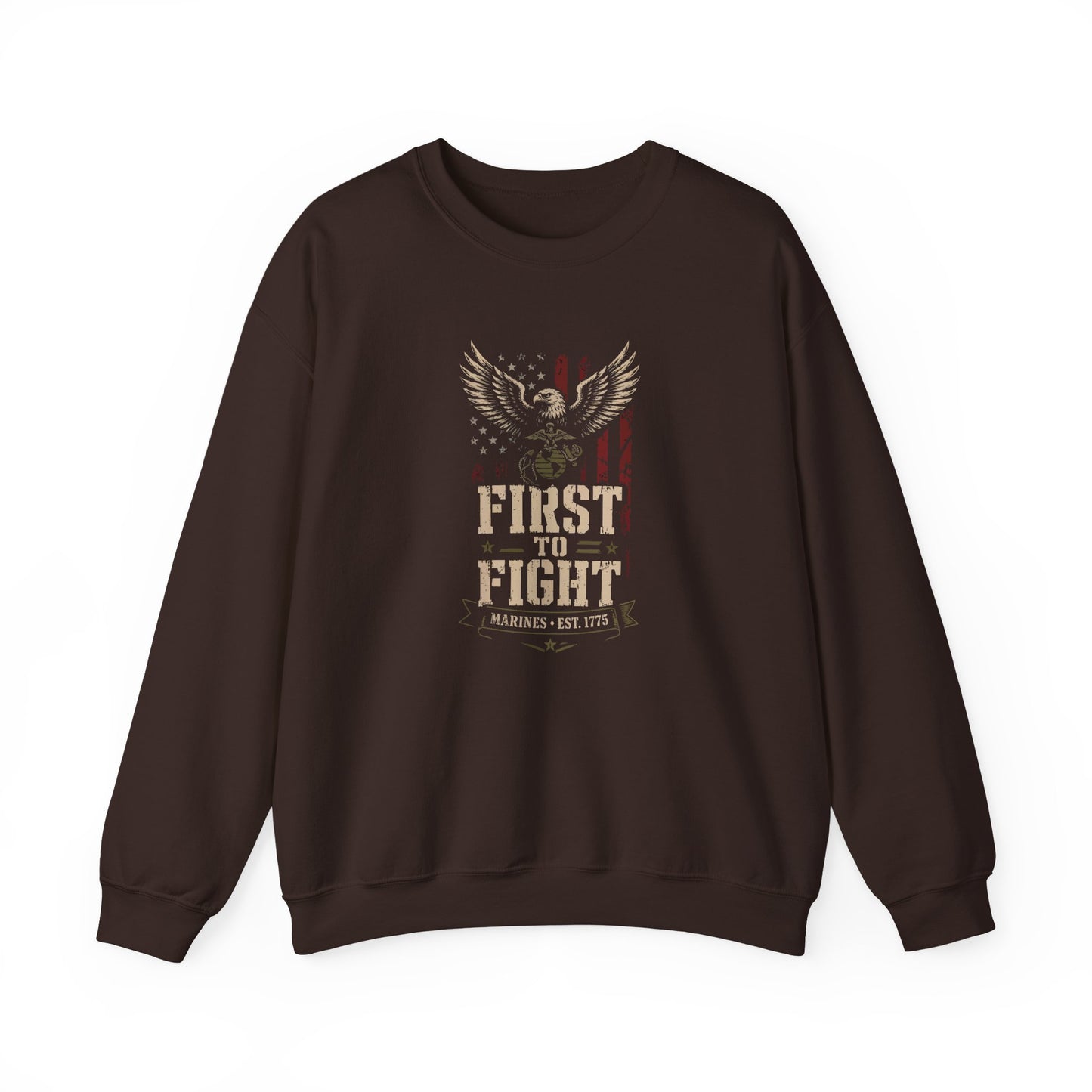 "First to Fight" Crewneck Sweatshirt