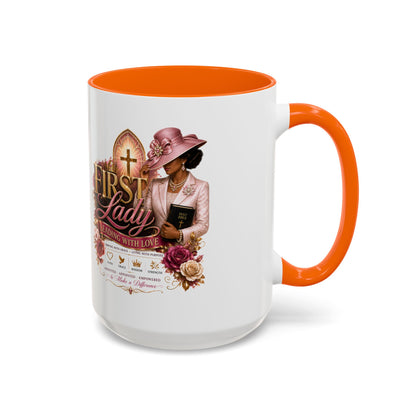 First Lady Church Coffee Mug — Inspirational Faith & Sunday Best Design