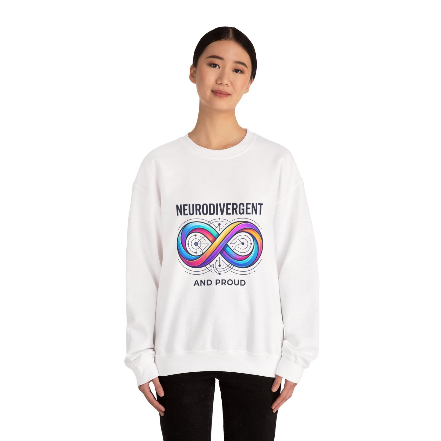 Neurodivergent and Proud Sweatshirt | autistic pride, identity-first