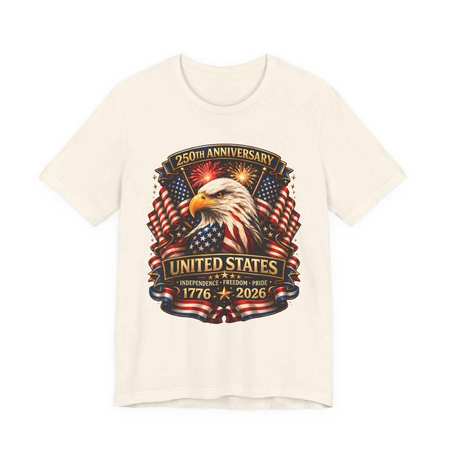 1776–2026 United States 250th Anniversary Eagle T-Shirt