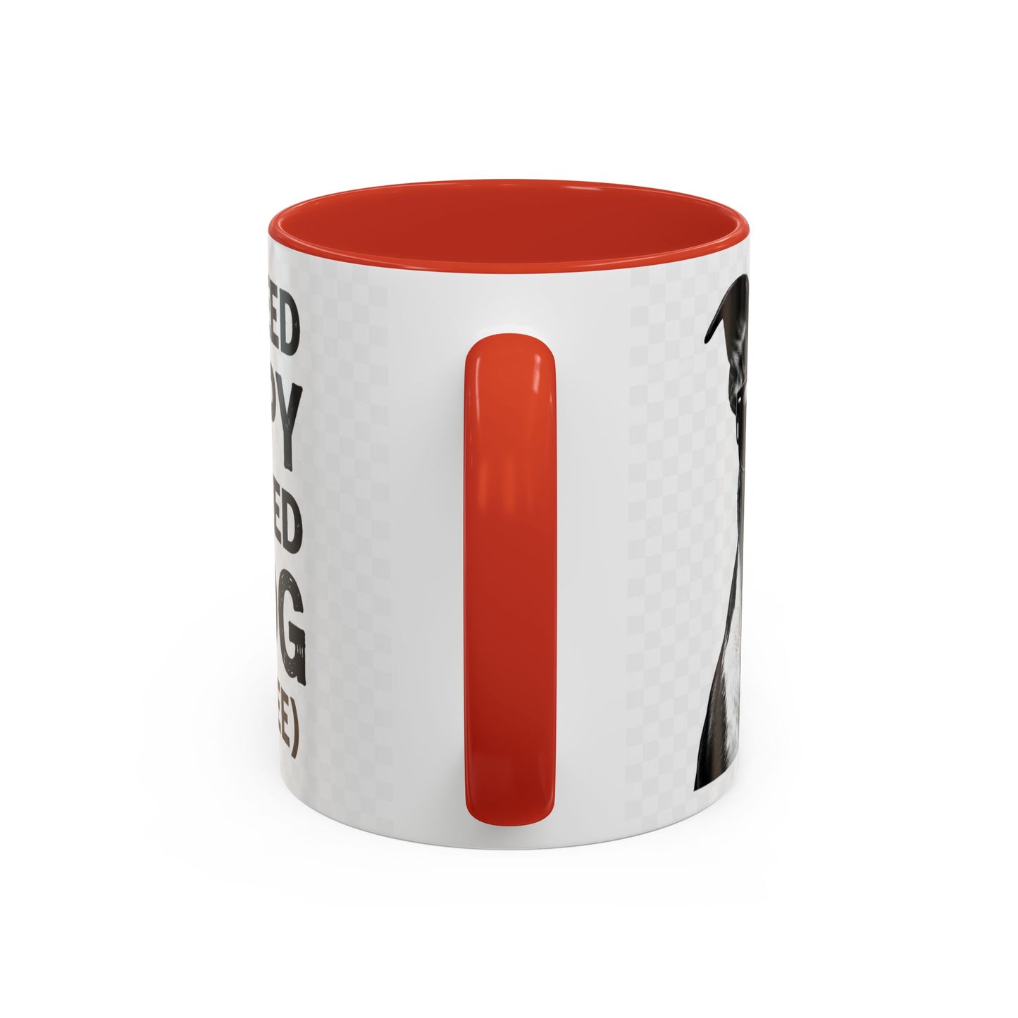 Dog Lover Coffee Mug — "I Don't Need Therapy I Just Need My Dog (And Coffee)" Accent Mug