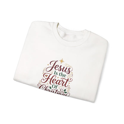 Jesus Is the Heart of Christmas  Sweatshirt