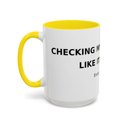 Coffee Mug – 'Monitoring My Blood Sugar Like It’s My Job. Every. Single. Day.'