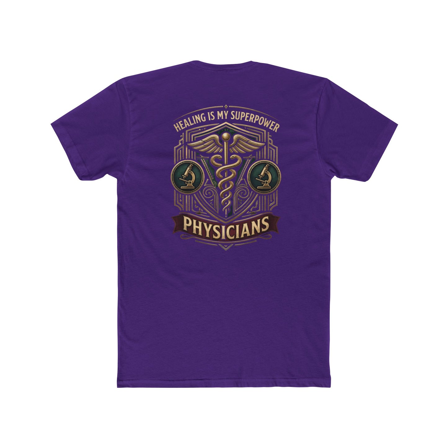 Physicians Tee — "Healing Is My Superpower" Medical Caduceus Shirt