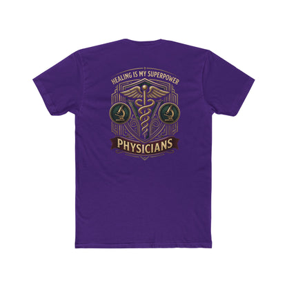 Physicians Tee — "Healing Is My Superpower" Medical Caduceus Shirt