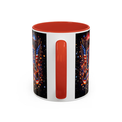 USA Eagle Coffee Mug – Patriotic 1776 Accent Mug (11/15oz)