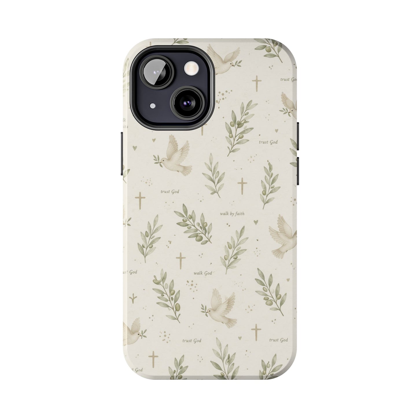 Walk By Faith Phone Case | Christian Floral iPhone Case