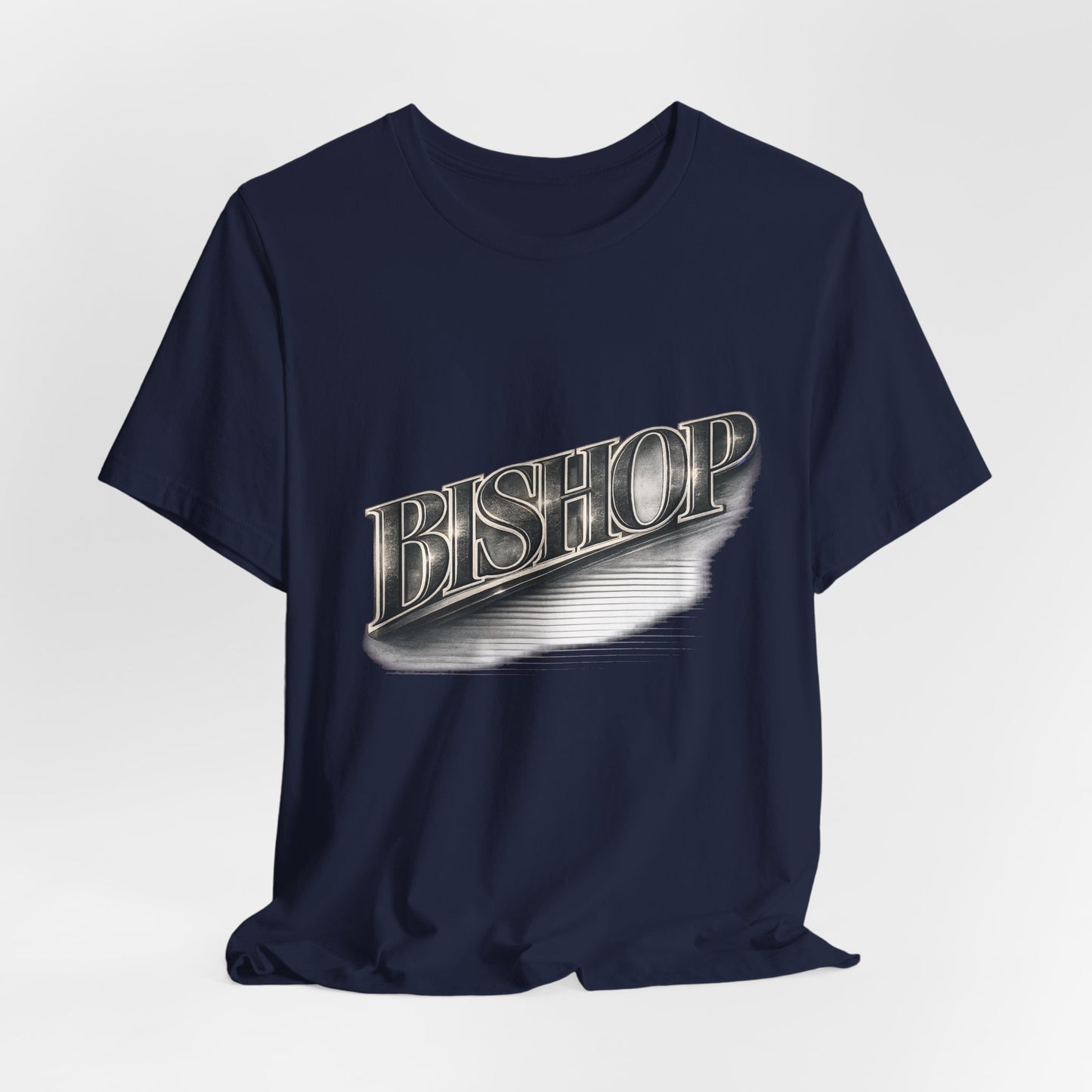 Bishop Retro Chrome Logo T‑Shirt