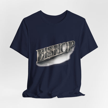 Bishop Retro Chrome Logo T‑Shirt