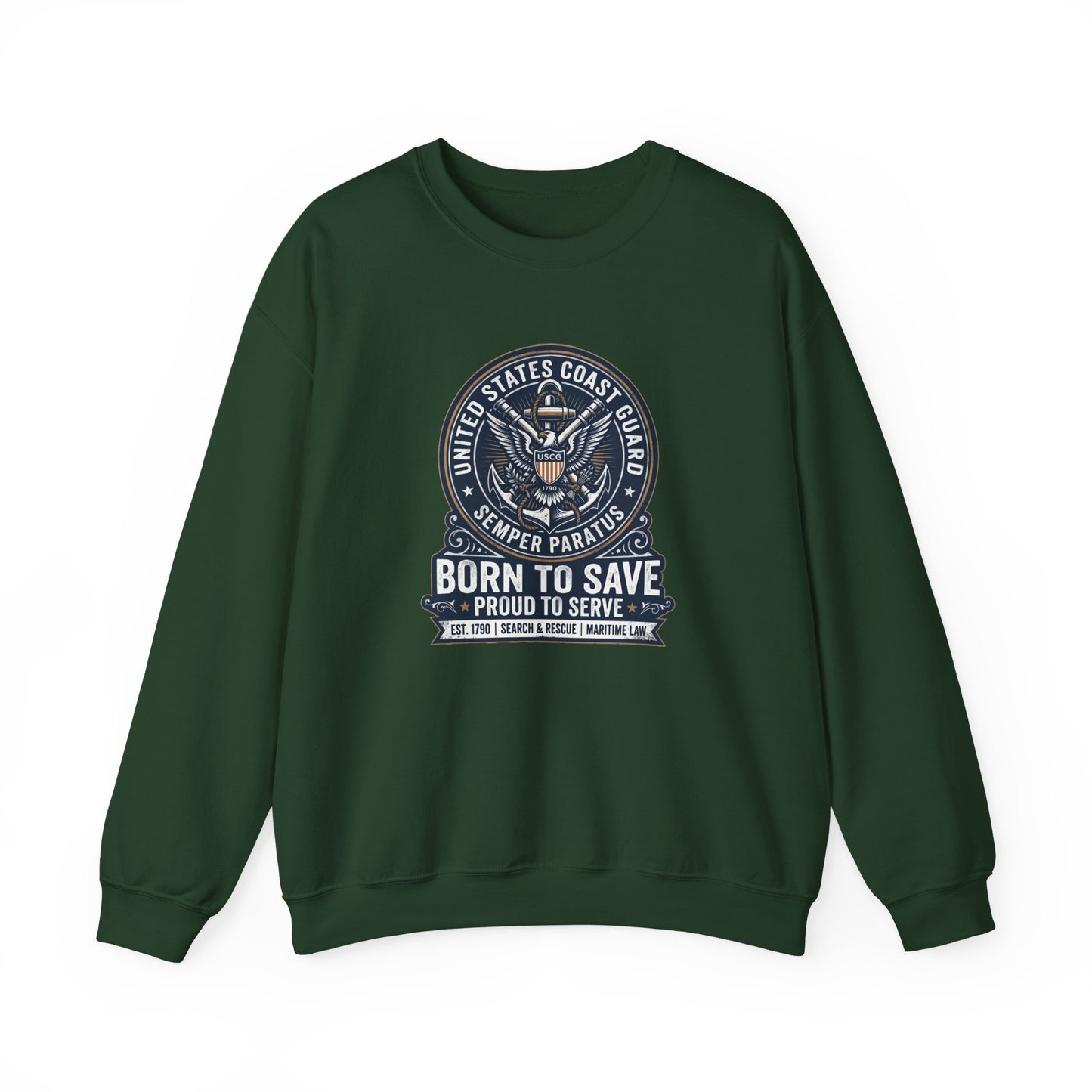 Coast Guard 'Born to Save Sweatshirt