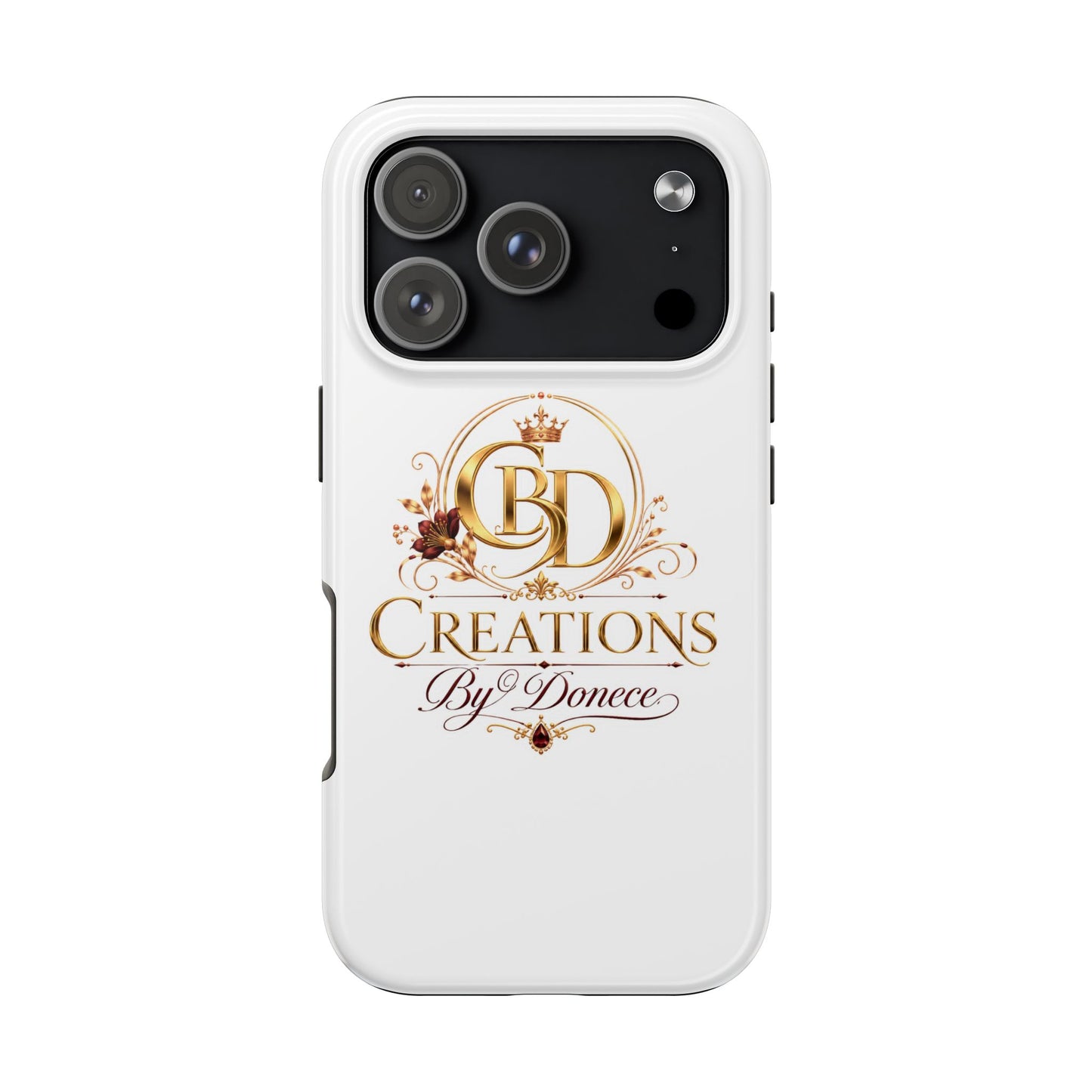 BD Creations By Donece Elegant Logo Tough Phone Case — Protective iPhone Cover