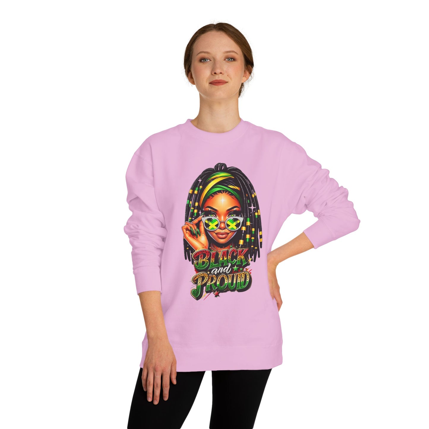 Black and Proud Crewneck Sweatshirt