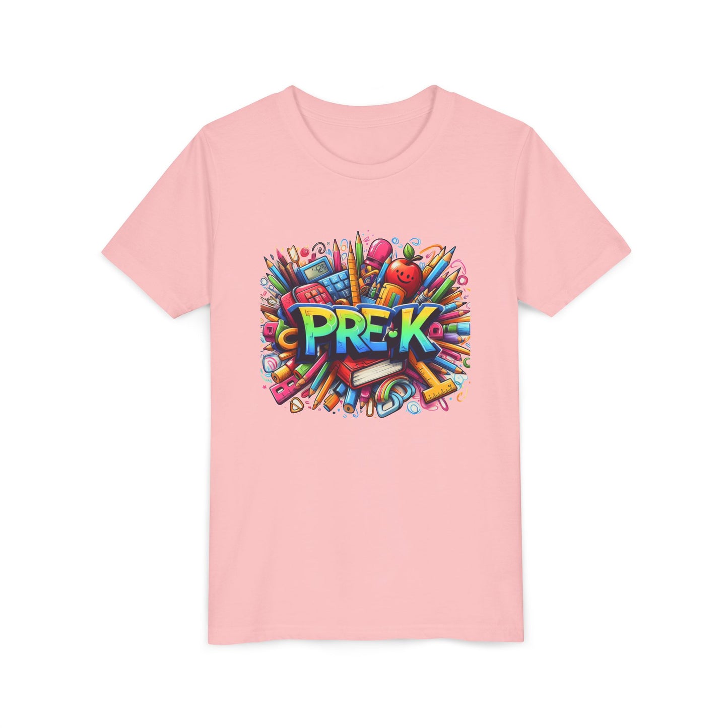 PRE-K Kids Tee — Colorful Back-to-School Pre-K Shirt for Preschoolers