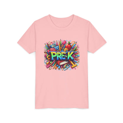 PRE-K Kids Tee — Colorful Back-to-School Pre-K Shirt for Preschoolers