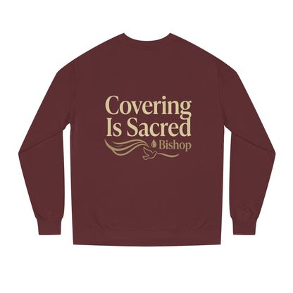 Covering Is Sacred Sweatshirt — Religious Faith Crewneck (Bishop)
