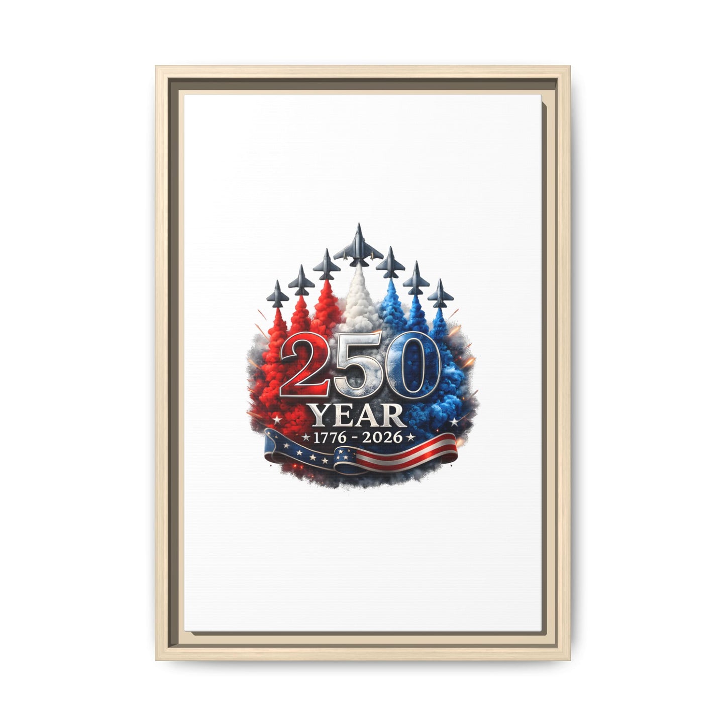 Matte Canvas, Framed (Multi-color)