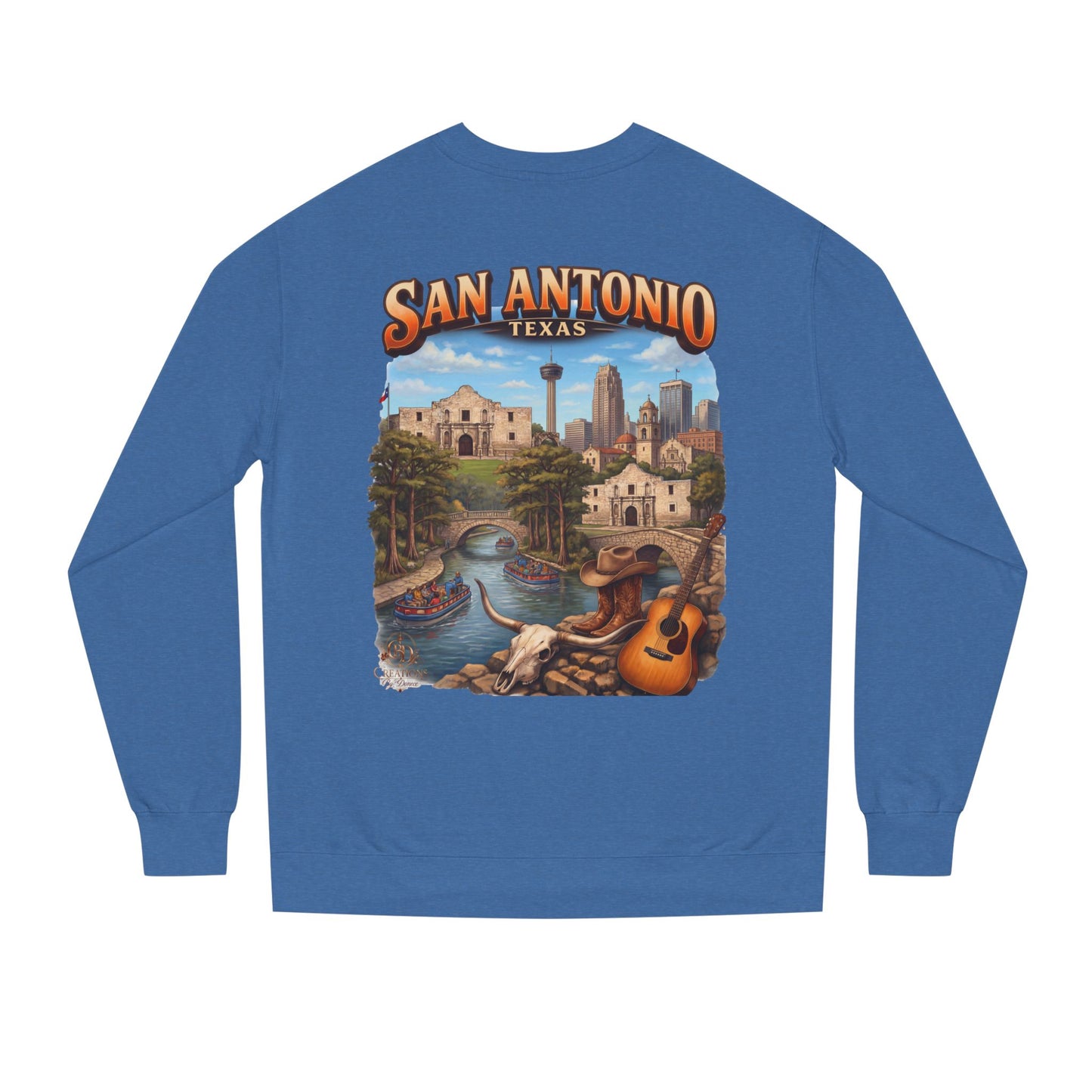 San Antonio Riverwalk Sweatshirt — Texas Travel Scenic Crewneck