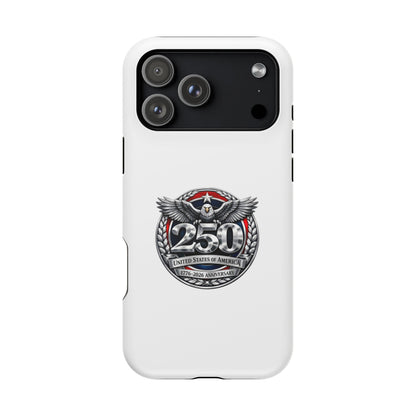 iPhone Magnetic Impact Case — 250th Anniversary Eagle Badge Design