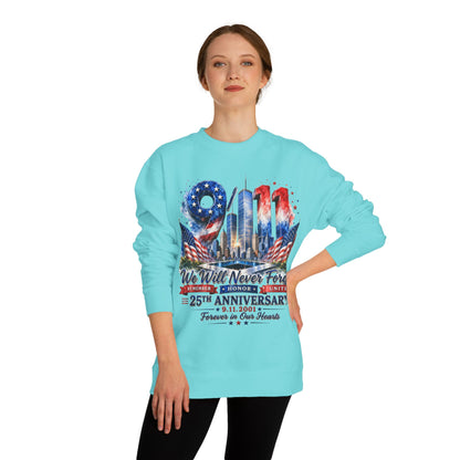 9/11 We Will Never Forget 25th Anniversary Sweatshirt