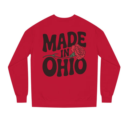 Made in Ohio Sweatshirt — Retro Floral State Pride Crewneck