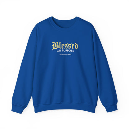 Blessed on Purpose - Proverbs 28:6 Sweatshirt