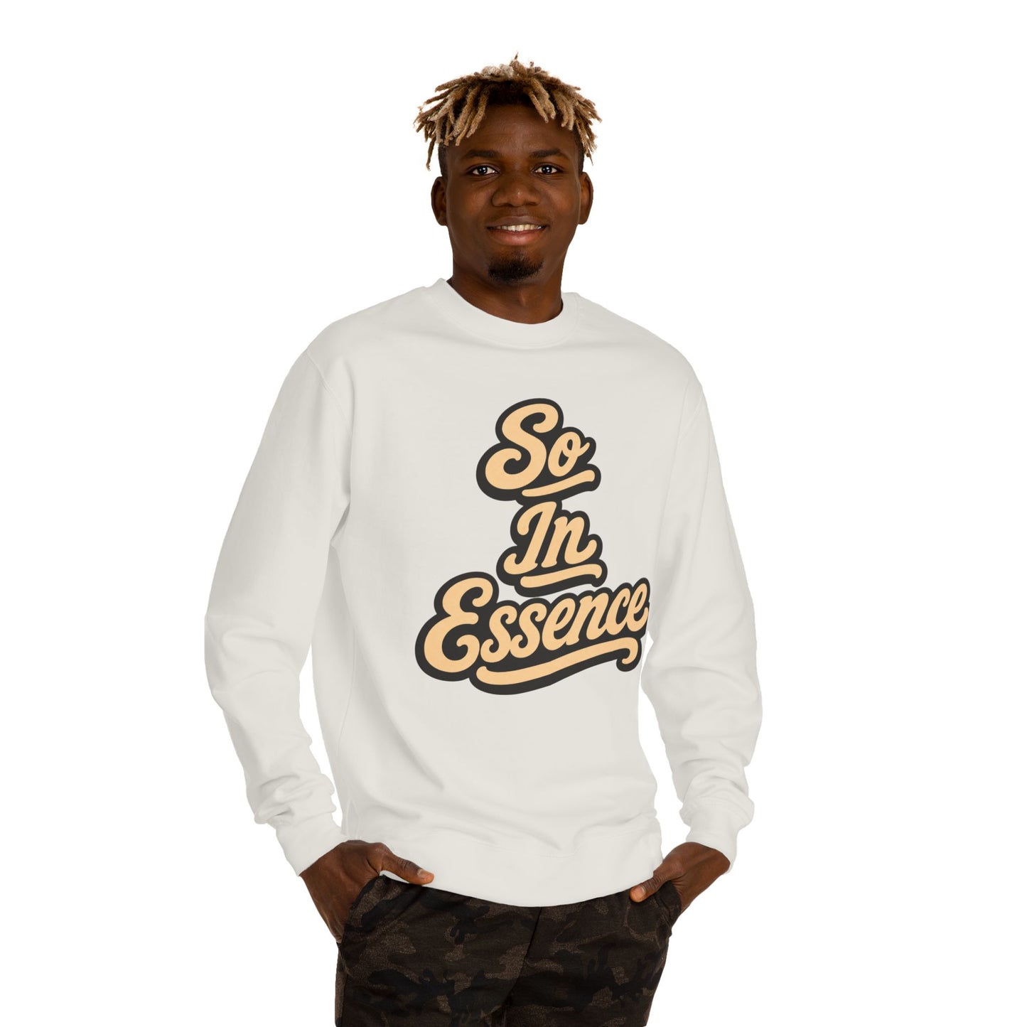 So In Essence Sweatshirt — Retro Script Crewneck Pullover