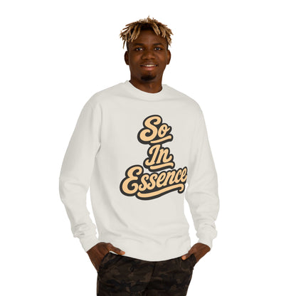 So In Essence Sweatshirt — Retro Script Crewneck Pullover