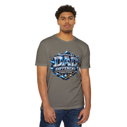 Dependable Dad Graphic T-Shirt — "Dependable Dad Different Family Man"