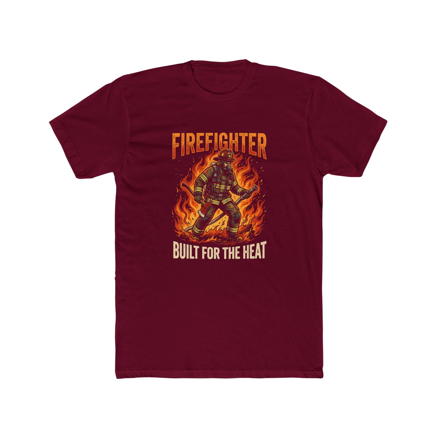 Firefighter T-Shirt – Built for the Heat Graphic Tee