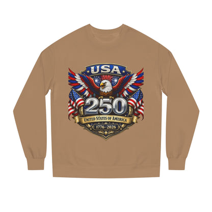 USA 250th Anniversary Sweatshirt — Patriotic Eagle 1776–2026 Crewneck