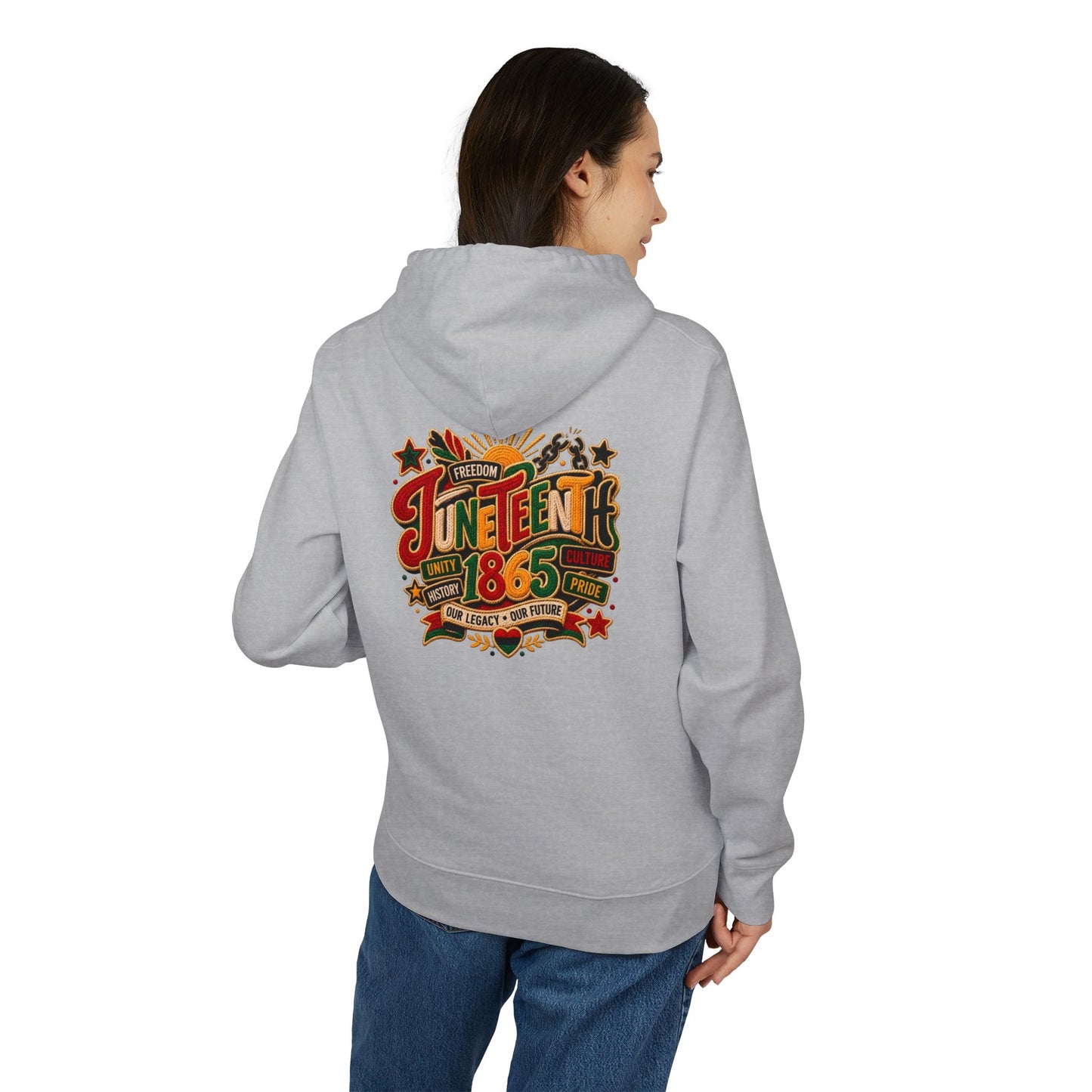 Juneteenth 1865 Hoodie – Celebration Graphic Pullover