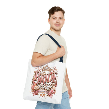 Bride-to-Be Floral Tote Bag - Bachelorette Gift & Bridal Shower Accessory