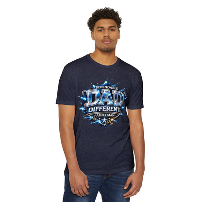 Dependable Dad Graphic T-Shirt — "Dependable Dad Different Family Man"