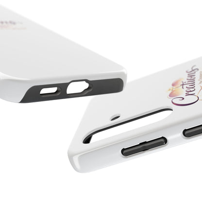 Creations by Donece Soft-Touch Tough Phone Case — Faith-Inspired Logo Protective Cover