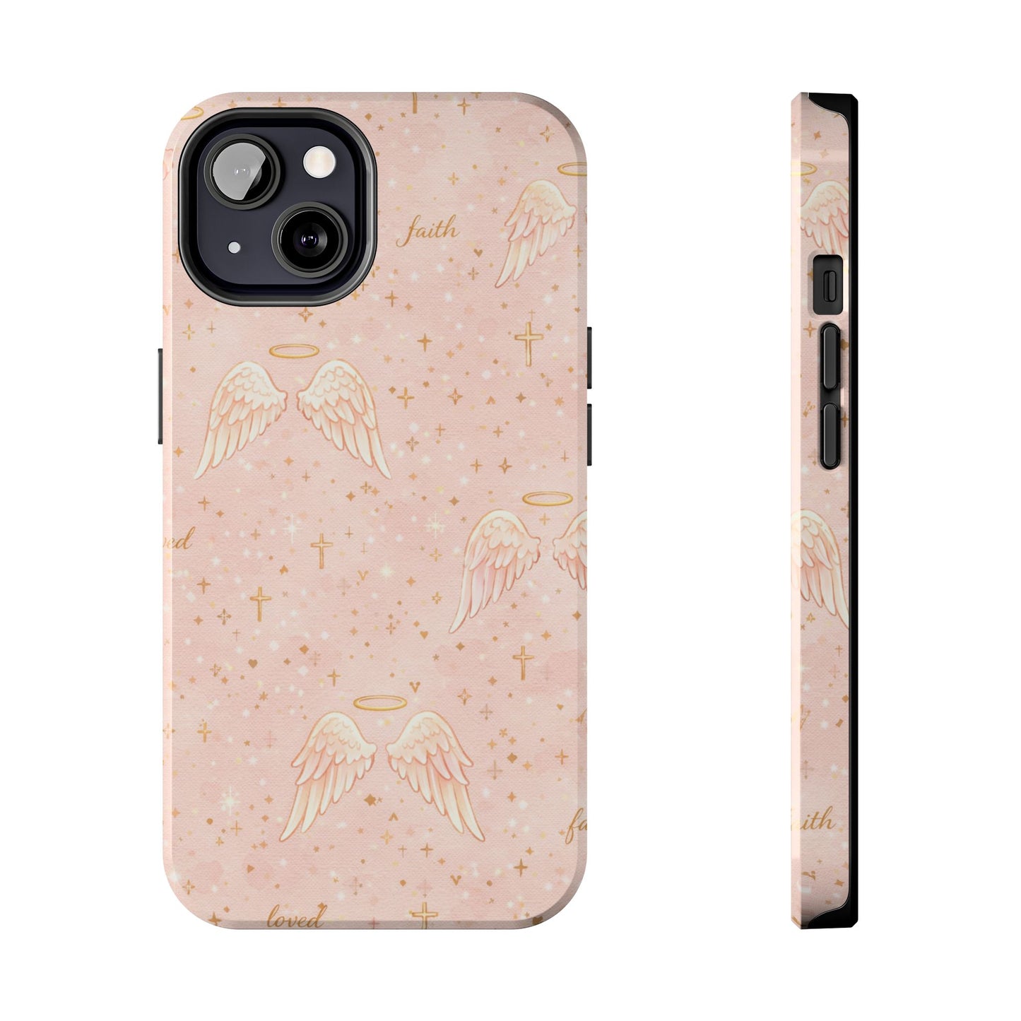 Faith & Grace Angels Phone Case | Christian floral iPhone Case
