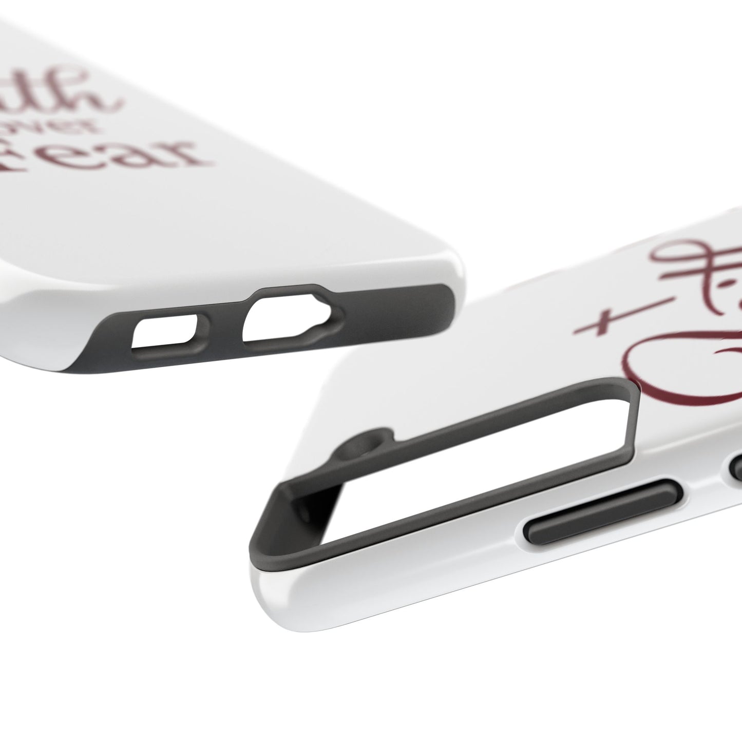 Faith Over Fear Tough Phone Case — Christian Inspirational Protective Phone Cover