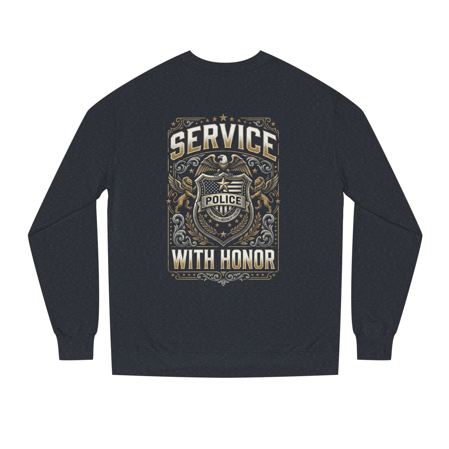 Police 'Service With Honor' Crewneck Sweatshirt