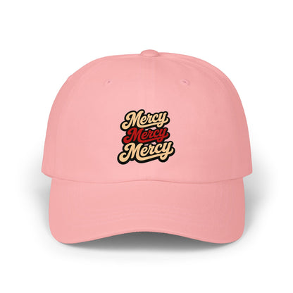 Dad Cap — 'Mercy Mercy Mercy' Retro Script Embroidered Hat