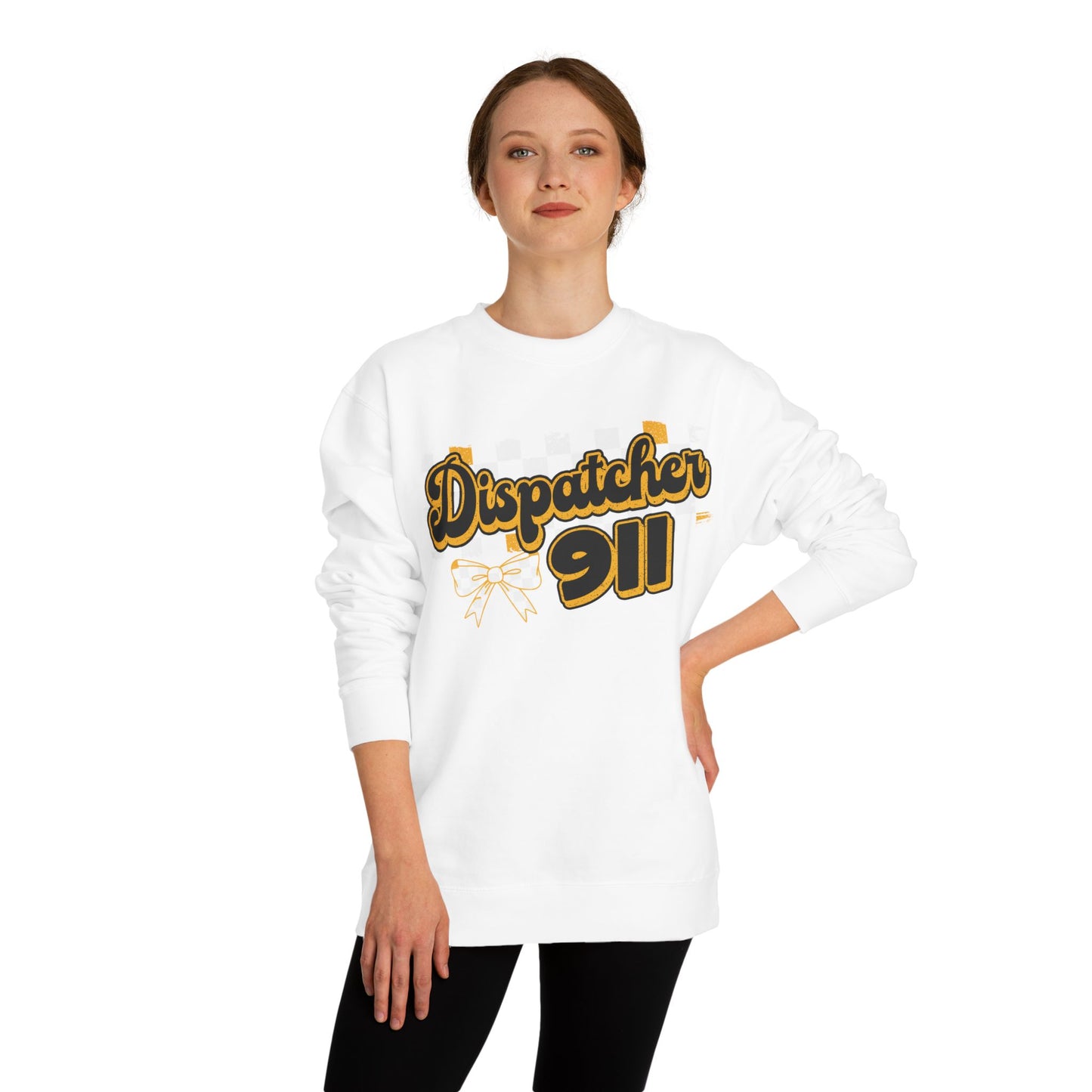 Dispatcher 911 Crewneck Sweatshirt — Emergency Dispatcher Gift