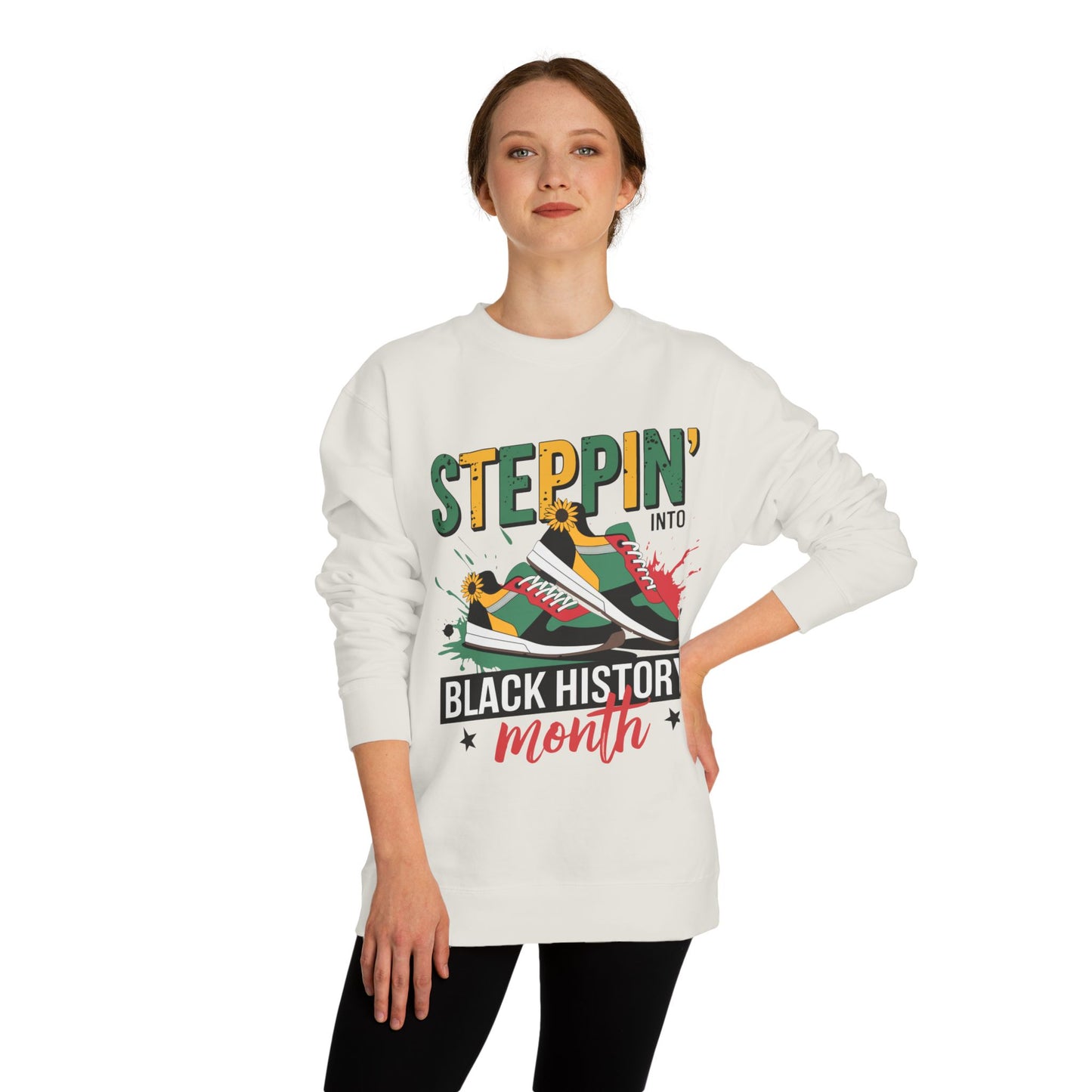Steppin' Into Black History Month Sweatshirt