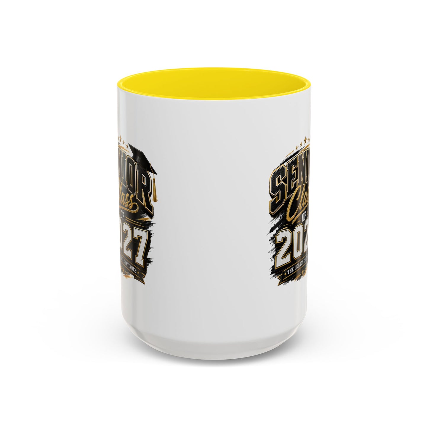 Senior Class of 2027 Accent Coffee Mug — Graduation Gift