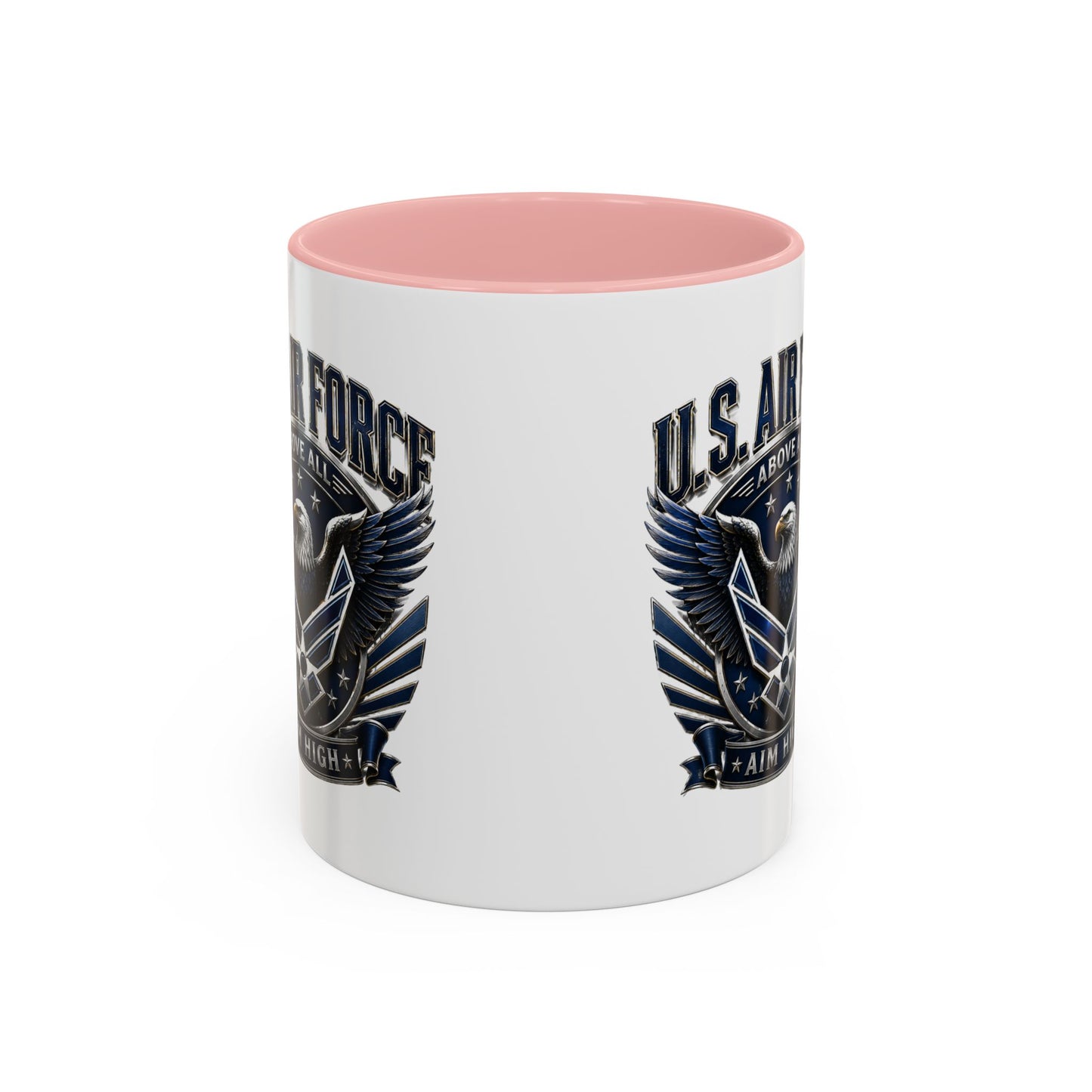 U.S. Air Force Eagle Coffee Mug – "Aim High" Accent Ceramic Mug (11/15oz)