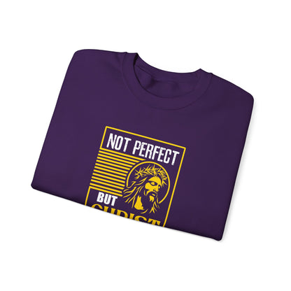 "Not Perfect But Christ Died For Me" Sweatshirt