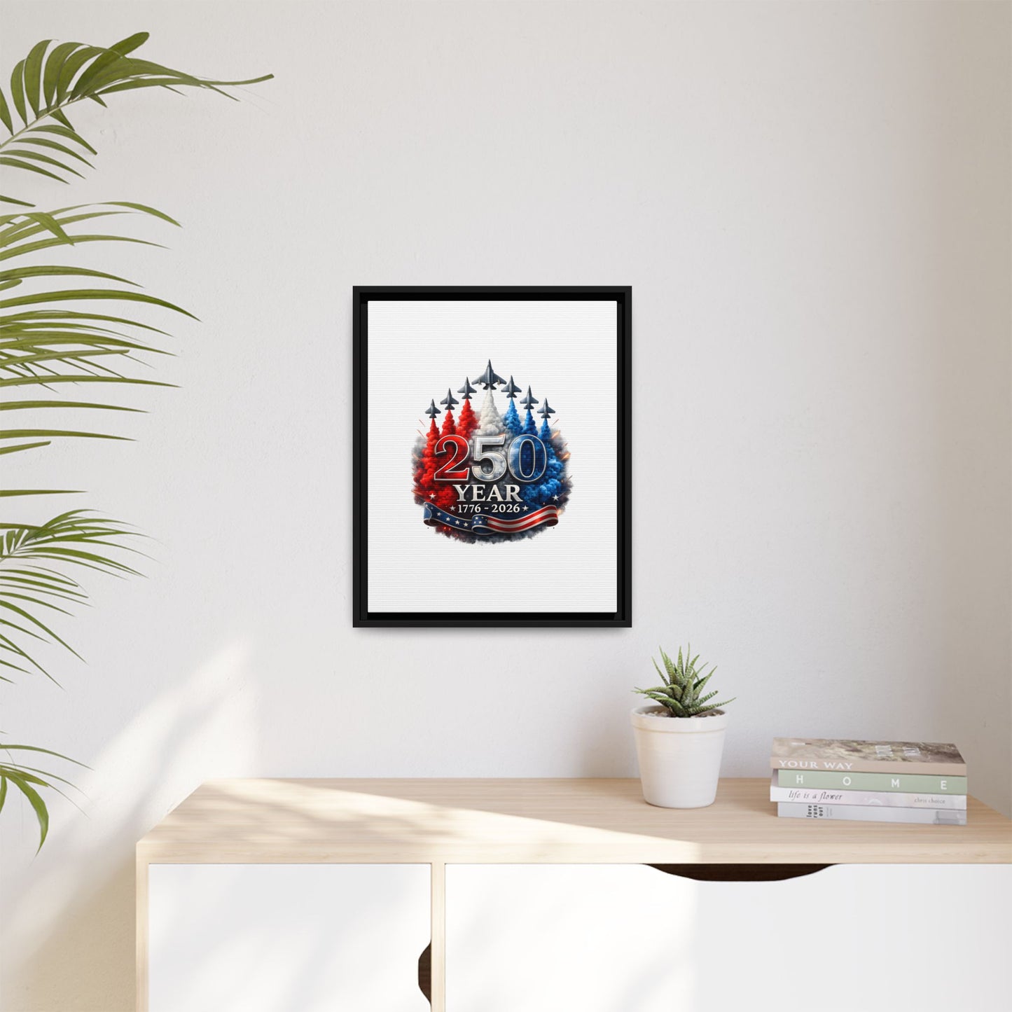 Matte Canvas, Framed (Multi-color)