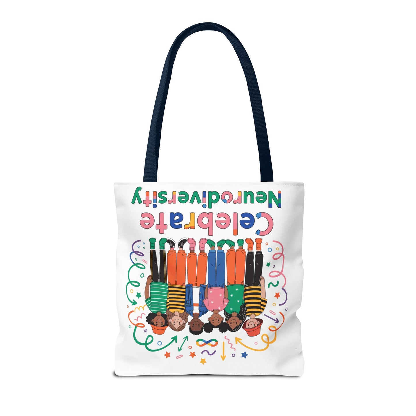 Celebrate Neurodiversity Tote Bag — Inclusive Pride Reusable Shopper